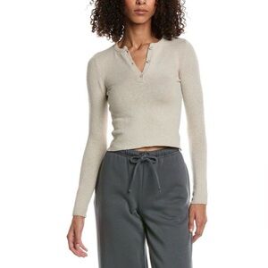 IVL Collective Boucle Henley Shirt NWT - Size Medium